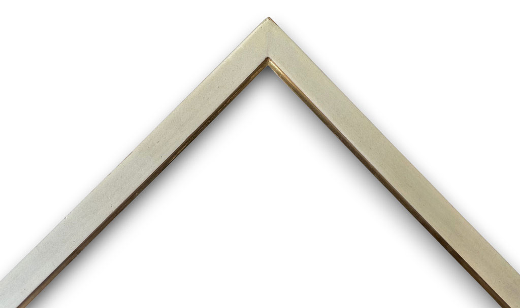 Marie-Louise plate 30 ivoire biseau or