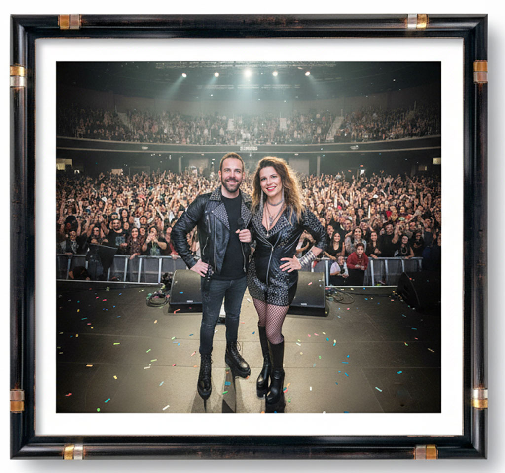 Jonc Pi Double bagues noir