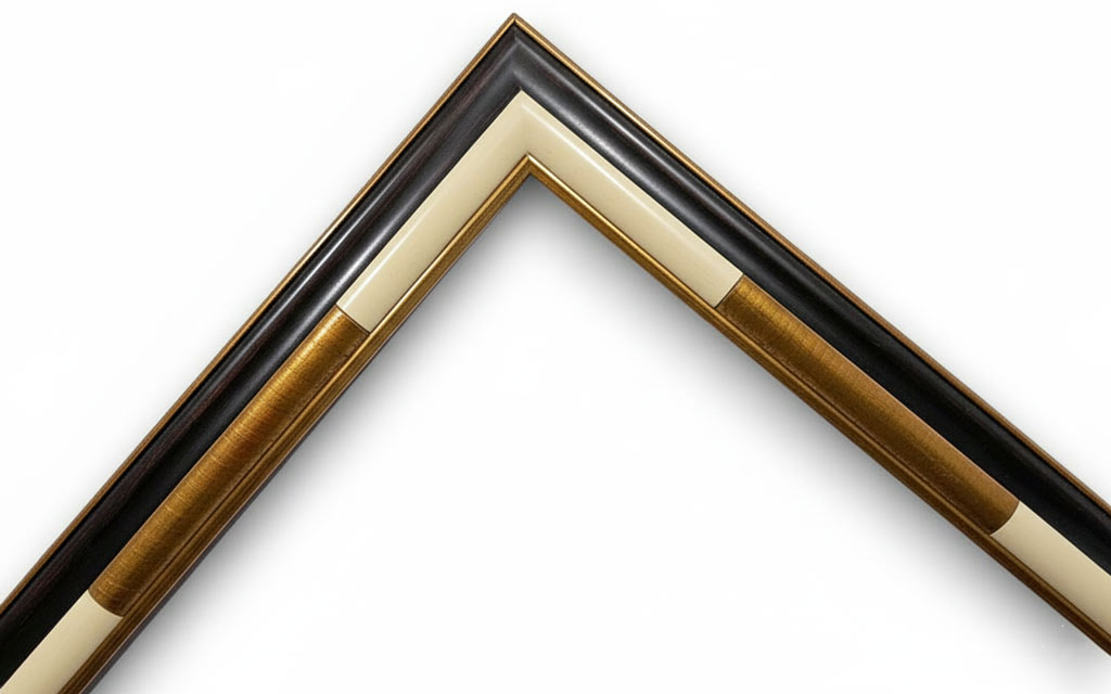 Milobis Opium or ivoire noir filets or