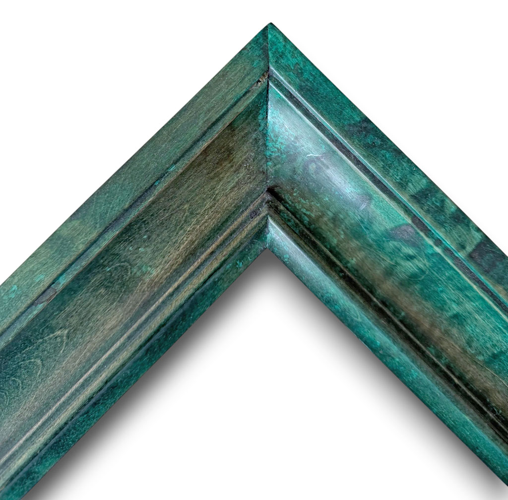 Polynice Bois teinté oléo vert