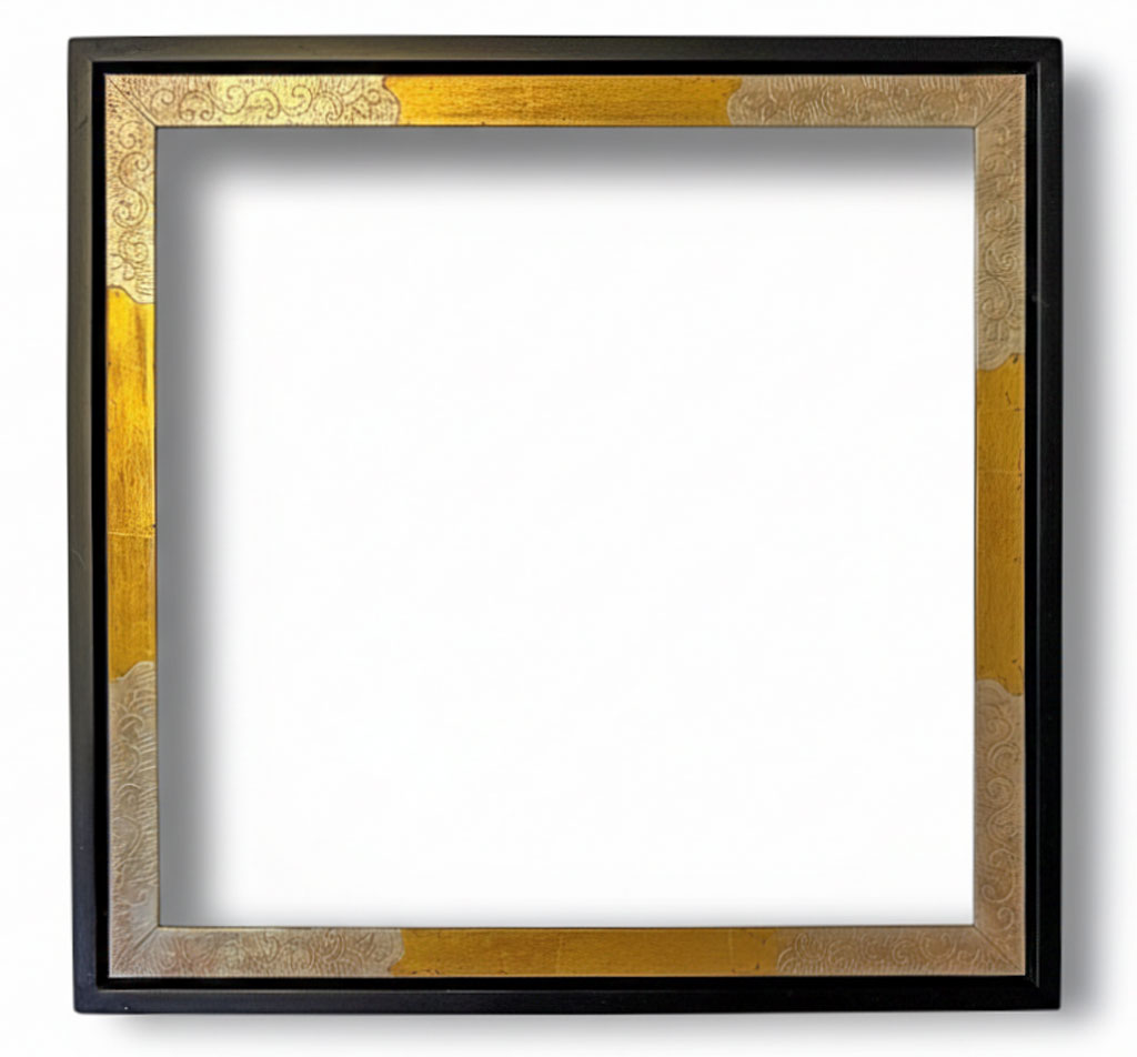 Arcobaleno 35 Angles gravés or blanc or fin reste couleur