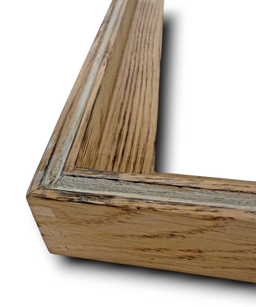 Caisse 45*45 Gorge Chêne brûlé